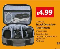 Lidl Travel Organiser Assortment offer