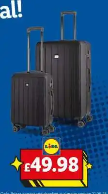 Lidl Luggage Set offer