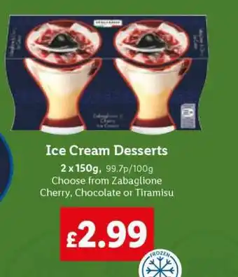 Lidl Ice Cream Desserts offer