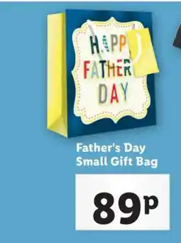Lidl Father's Day Small Gift Bag offer