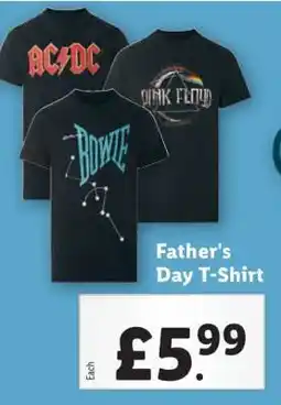 Lidl Father's Day T-Shirt offer