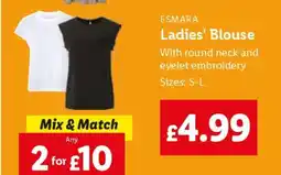 Lidl ESMARA Ladies' Blouse offer