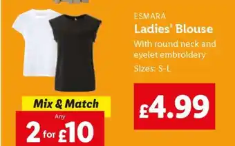 Lidl ESMARA Ladies' Blouse offer