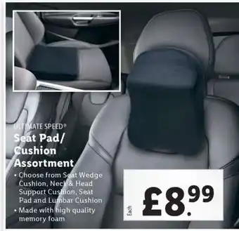 Lidl Seat Pad/Cushion Assortment offer