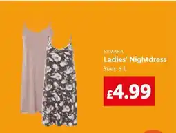 Lidl ESMARA Ladies' Nightdress offer