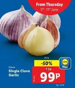 Lidl Deluxe Single Clove Garlic offer