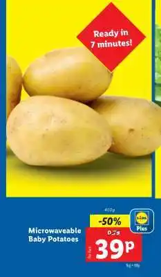 Lidl Microwaveable Baby Potatoes offer