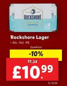 Lidl Rockshore Lager offer