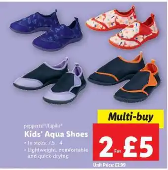 Lidl Kids' Aqua Shoes offer