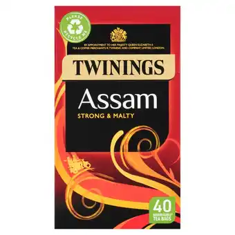 Morrisons Twinings Assam Tea 40 Tea Bags offer