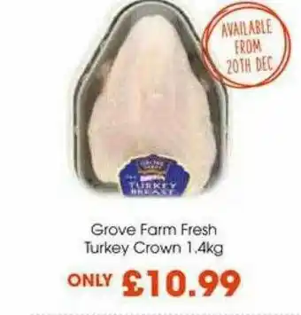 Centra Grove Farm Fresh Turkey Crown offer