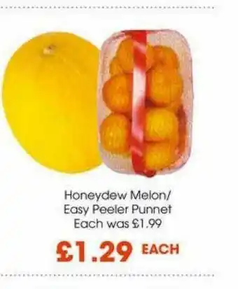 Centra Honeydew Melon Easy Peeler Punnet offer