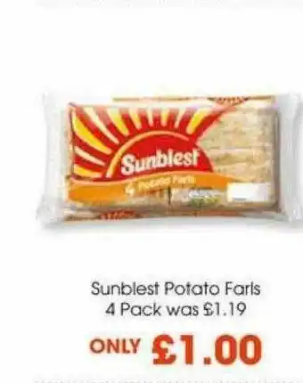 Centra Sunblest Potato Farls offer