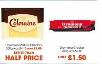 Coloraine Mature Cheddar Dromona Cracker
