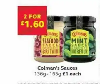 Colman's Sauces