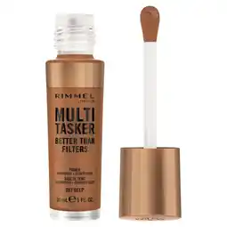 Asda Rimmel London Multi-Tasker Better Than Filters Glow Boosting Primer, 007 Deep offer