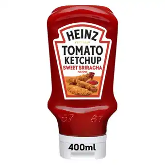 Asda Heinz Sweet Sriracha Flavour Tomato Ketchup 400ml offer