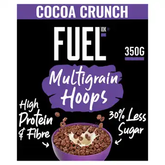 Asda Fuel 10K Multigrain Hoops Cocoa Crunch 350g offer