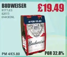 Bestway BUDWEISER Bottles offer