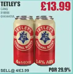 Bestway TETLEY'S Cans offer