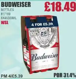 Bestway BUDWEISER Bottles offer