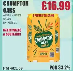 Bestway CRUMPTON OAKS Apple - pints offer