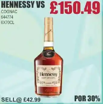 Bestway HENNESSY VS Cognac offer