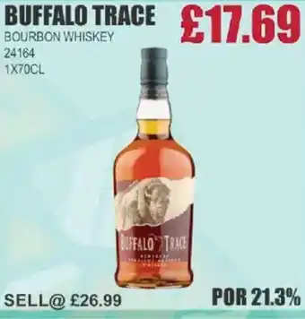 Bestway BUFFALO TRACE Bourbon whiskey offer
