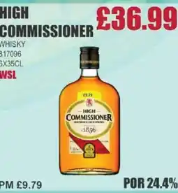 Bestway HIGH COMMISSIONER Whisky offer