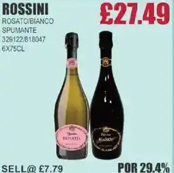 Bestway ROSSINI Rosato/bianco spumante offer