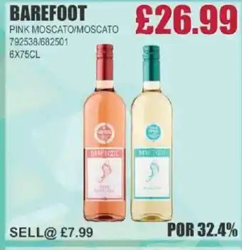 Bestway BAREFOOT Pink moscato/moscato offer