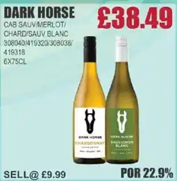 Bestway DARK HORSE Cab sauv/merlot chard/sauv blanc offer