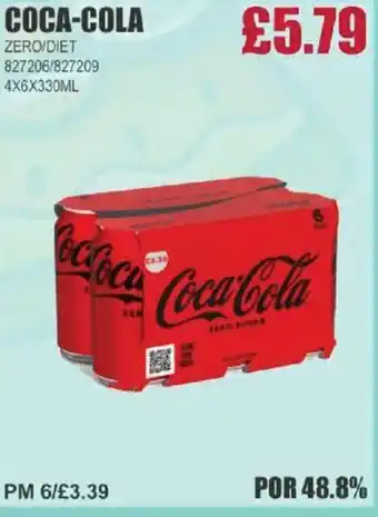 Bestway COCA-COLA Zero/diet offer