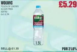 Bestway VOLVIC Touch of cherry sugar free offer