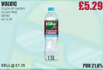 Bestway VOLVIC Touch of cherry sugar free offer