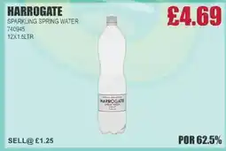 Bestway HARROGATE Sparkling spring water offer