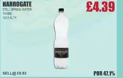 Bestway HARROGATE Still spring water offer