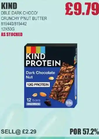 Bestway KIND Dble dark choco/ crunchy p'nut butter offer