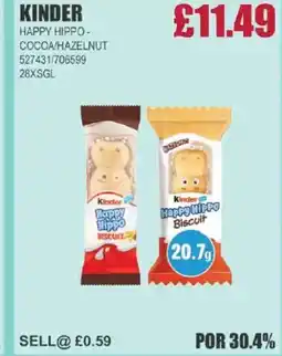 Bestway KINDER Happy hippo- cocoa/hazelnut offer