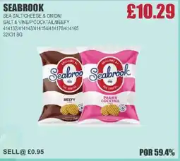 Bestway SEABROOK Sea salt/cheese & onion/ salt & vine/p'cocktail/beefy offer