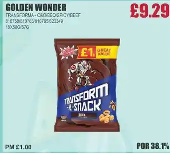 Bestway GOLDEN WONDER Transforma - c&o/bbq/spicy/beef offer