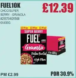 Bestway FUEL 10K Choc/super berry-granola offer
