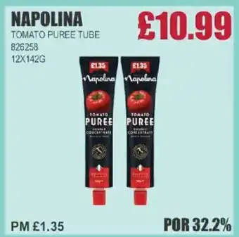Bestway NAPOLINA Tomato puree tube offer