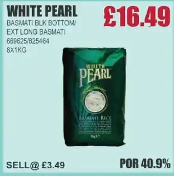 Bestway WHITE PEARL Basmati blk bottom/ ext long basmati offer