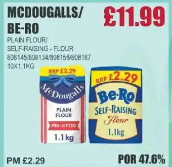 Bestway MCDOUGALLS/ BE-RO Plain flour/ self-raising - flour offer