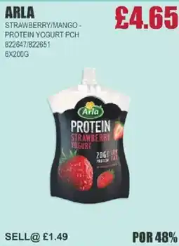 Bestway ARLA Strawberry/mango - protein yogurt pch offer