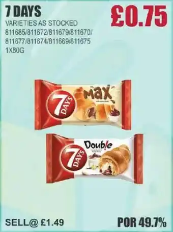 Bestway 7 DAYS offer