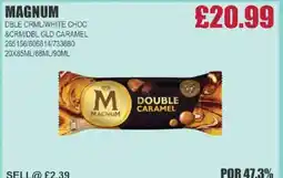 Bestway MAGNUM Dble crml/white choc &crm/dbl gld caramel offer