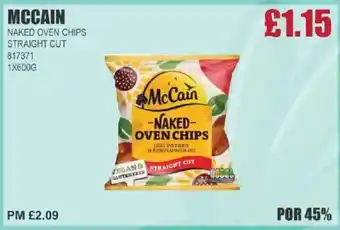 Bestway MCCAIN Naked oven chips straight cut offer