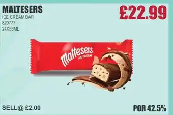 Bestway MALTESERS Ice cream bar offer